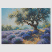 Entpackungspapier für den Lavendelbaum Seidenpapier (Vorderseite)