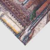 Entpackungspapier für Vintage City-Gebäude Seidenpapier (Detail)