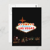 Entra Vegas Iluminado Postkarte (Vorne/Hinten)