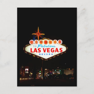 Entra Vegas Iluminado Postkarte