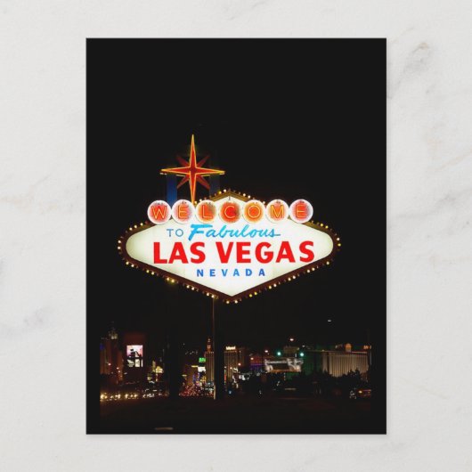 Entra Vegas Iluminado Postkarte (Vorderseite)