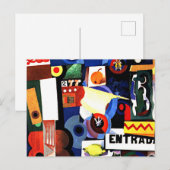 Entrada - Amadeo de Souza-Cardoso Postkarte (Vorne/Hinten)