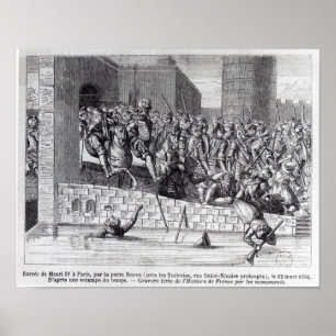 Entrance of Henri IV into Paris Poster