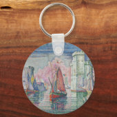 Entrance of La Rochelle Harbor, Paul Signac Schlüsselanhänger (Rückseite)