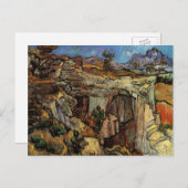 Entrance to Quarry, Saint-Remy by Vincent van Gogh Postkarte (Vorne/Hinten)