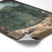 Entrée du Labyrinthe - Garten von Versailles Poster (Ecke)