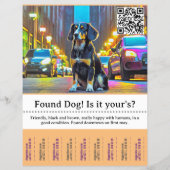 Entreißen der Dog-Vorlage Flyer (Vorne)