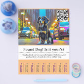 Entreißen der Dog-Vorlage Flyer (Einzeln)