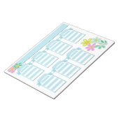 Entreißen Sie den Kalender, erschaffen Sie sich se Notizblock (angewinkelt)