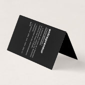 Entrepreneur Definition Funny Business Owner Gift Visitenkarten (Vorderseite)