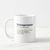 Entrepreneur Definition Personalized Kaffeetasse (Links)