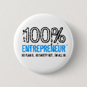Entrepreneur™ Knopf 100% Button (Vorderseite)