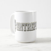 "#ENTREPRENEUR" Niedliches Ausdrucksdesign. Jetzt  Kaffeetasse (Vorderseite Links)