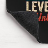 Entriegelter Videospielsteuerelement der Stufe 10  Mousepad (Ecke)