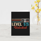 Entriegelter Videospielsteuerelement der Stufe 15 Karte (Gelbe Blume)