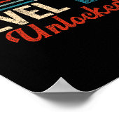 Entriegelter Videospielsteuerelement der Stufe 15 Poster (Ecke)