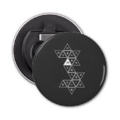 Entrolltes D20 Flaschenöffner (Vorderseite)