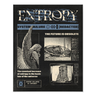 Entropie - Brutalist Design Fotodruck