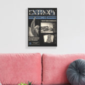 Entropie - Brutalist Design Leinwanddruck (Insitu (Wohnzimmer))