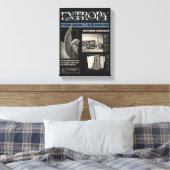 Entropie - Brutalist Design Leinwanddruck (Insitu (Schlafzimmer))