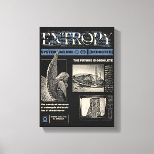 Entropie - Brutalist Design Leinwanddruck