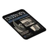 Entropie - Brutalist Design Magnet (Rechte Seite)