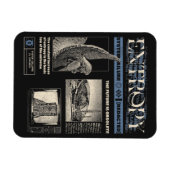 Entropie - Brutalist Design Magnet (Horizontal)