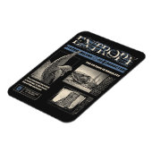 Entropie - Brutalist Design Magnet (Linke Seite)