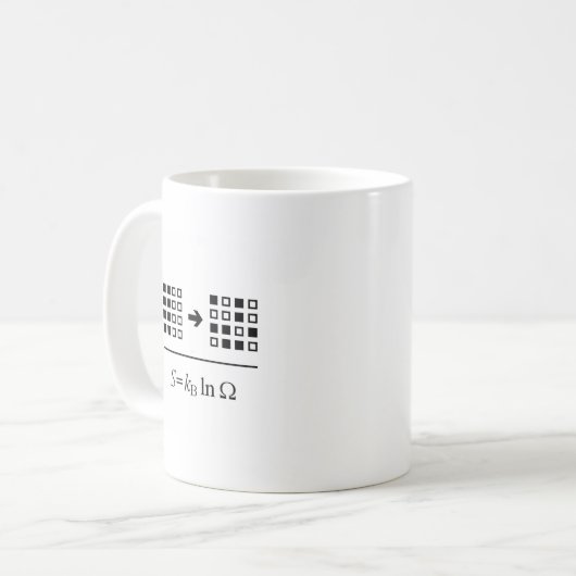 Entropie Kaffeetasse (Vorderseite Links)