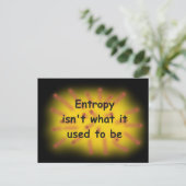 Entropie Postkarte (Stehend Vorderseite)