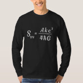 Entropie Thermodynamik Formel Wissenschaft T-Shirt (Vorderseite)