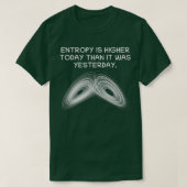 Entropie Thermodynamik Physik Lehrer Wissenschaft  T-Shirt (Design vorne)