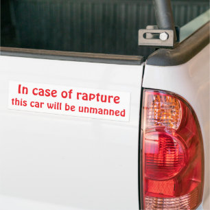 Entrückung Autoaufkleber