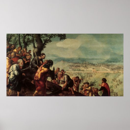 Entry of Christ into Jerusalem Poster (Vorne)
