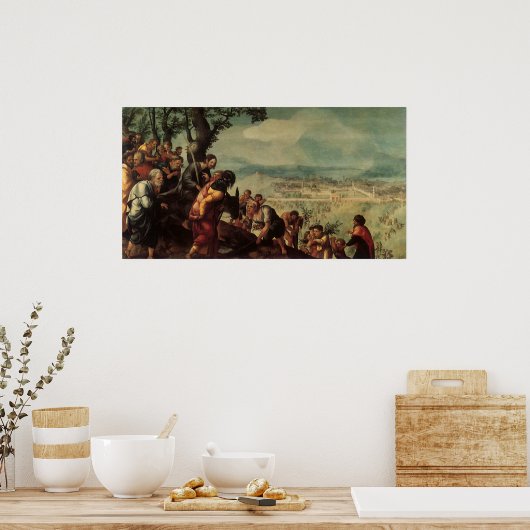 Entry of Christ into Jerusalem Poster (Küche)