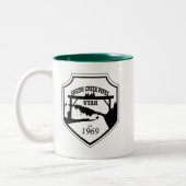 Entryway-Logo-Tasse Zweifarbige Tasse (Links)
