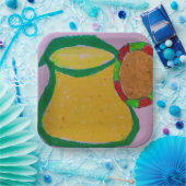 Entsafterplatte Pappteller (Party)