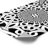 entsalztes Fraktal Poster (Ecke)