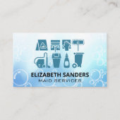 Entschärfung von Symbolen | Seifenblasen Visitenkarte (Vorderseite)