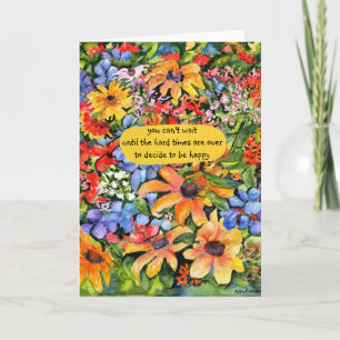 entscheiden, glücklich geklappte Grußkarte zu sein Karte