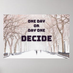 "ENTSCHEIDEN" Inspiration Wall Art Poster