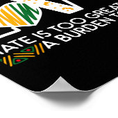 Entscheiden Sie für Stick Liebe Mlk Black History  Poster (Ecke)