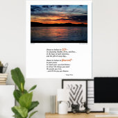 Entscheiden Sie sich für das Leben...Poster Poster (Heimbüro)