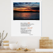 Entscheiden Sie sich für das Leben...Poster Poster (Küche)