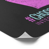 Entscheiden Sie sich für den Internationalen Fraue Poster (Ecke)