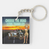 Entscheiden Sie sich für den Schlüssel "Weniger Re Schlüsselanhänger (Rückseite)