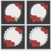 Entscheiden Sie sich für einen schönen Schriftart, Aufkleber (Vorderseite)