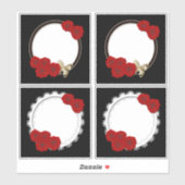 Entscheiden Sie sich für einen schönen Schriftart, Aufkleber (Blatt)