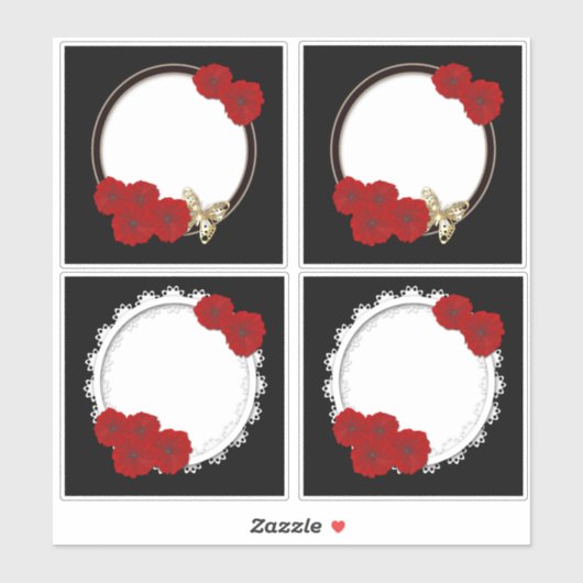 Entscheiden Sie sich für einen schönen Schriftart, Aufkleber (Blatt)