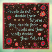 Entscheiden Sie sich für Ihr "Inspirivity"-Fenster Fensteraufkleber (Blatt 3)